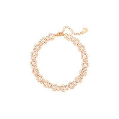 OST - Elegance Cubic Rose Gold Bracelet