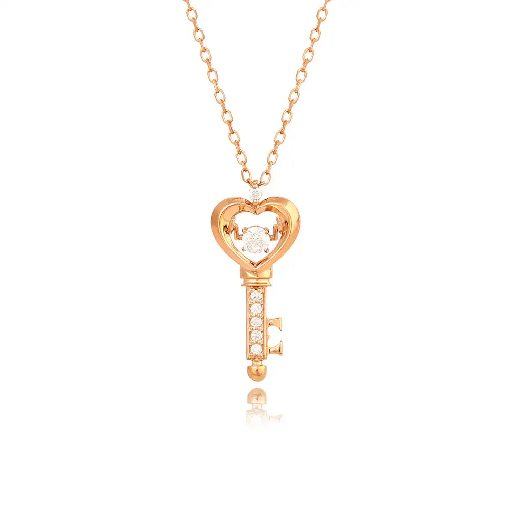 OST - Love Key Rose Gold Necklace - OST - Jewelry - Harumio
