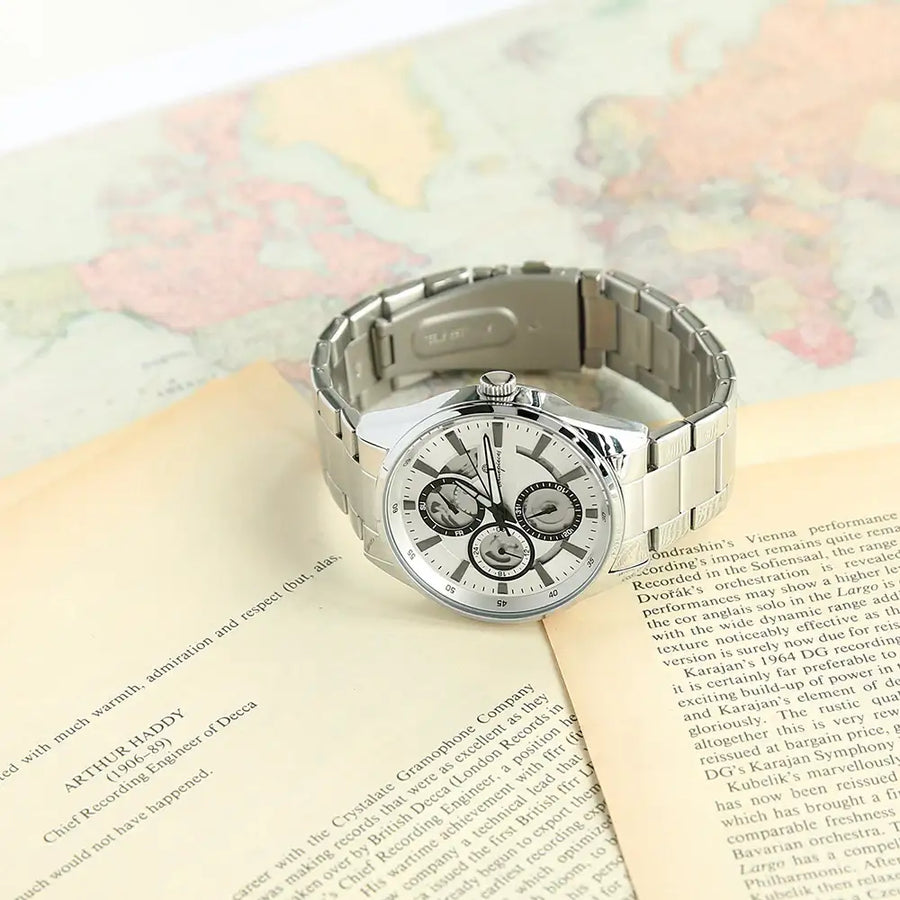 OST - Summer Timepiece Silver Men's Couple Metal Watch - OST - Watch - Harumio