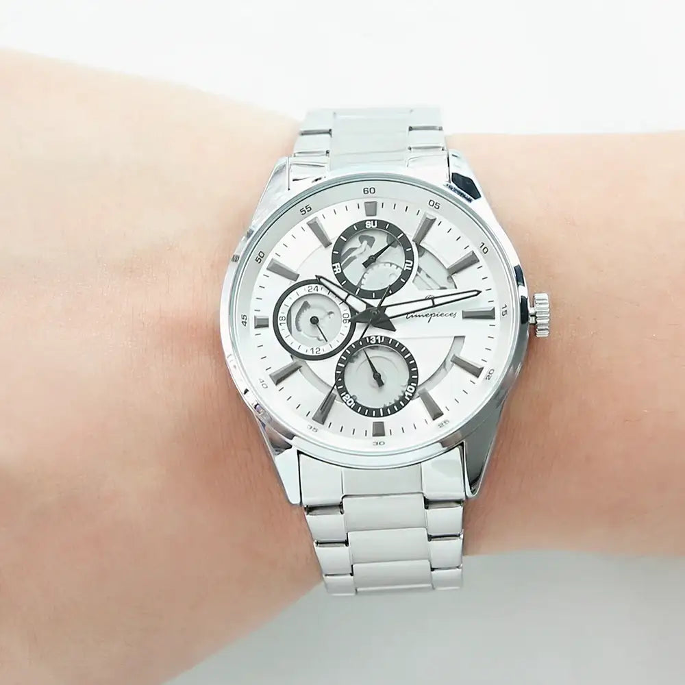 OST - Summer Timepiece Silver Men's Couple Metal Watch - OST - Watch - Harumio
