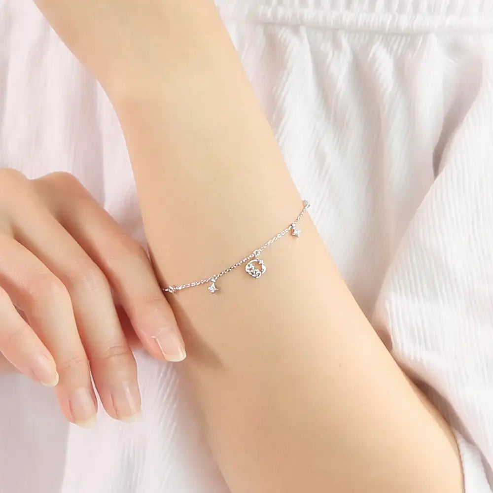 OST - Summer Blue Star Silver Bracelet - OST - Jewelry - Harumio