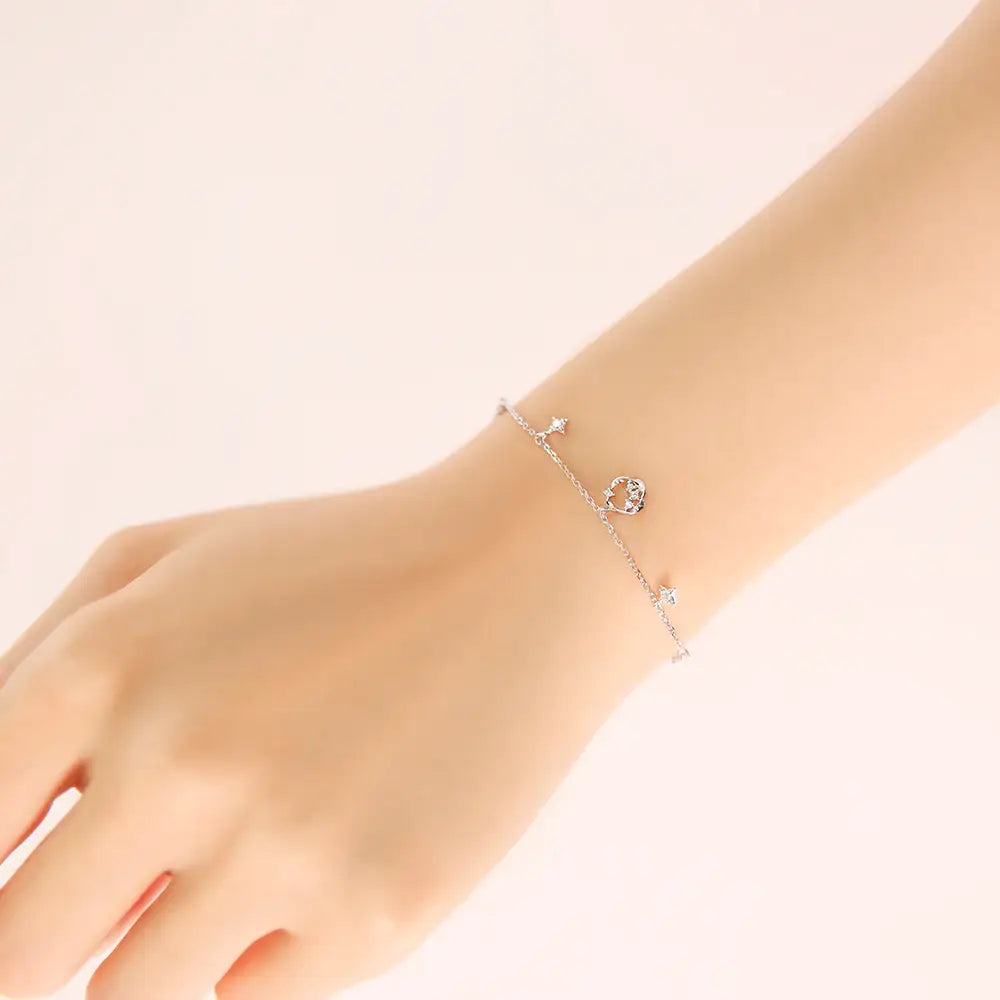 OST - Summer Blue Star Silver Bracelet - OST - Jewelry - Harumio