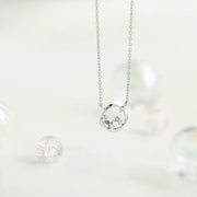 OST - Summer Blue Star Ring Type Silver Necklace - OST - Jewelry - Harumio