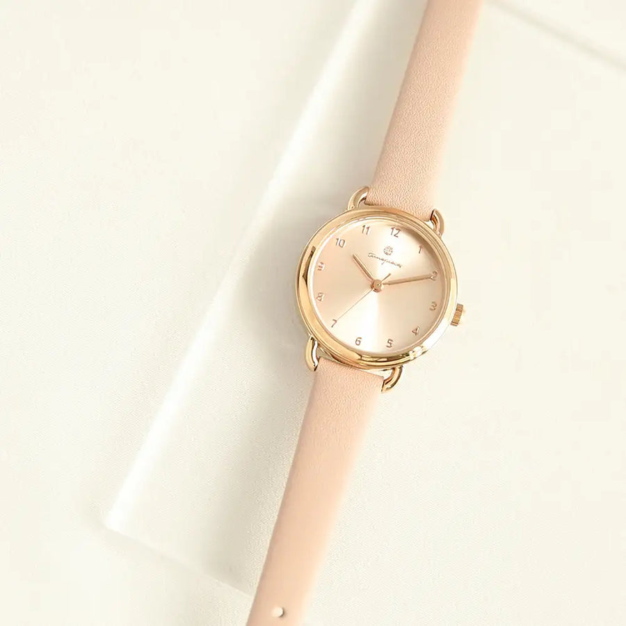 OST - Dream & Lucky Cheer Indy Pink Women's Leather Watch - OST - Watch - Harumio