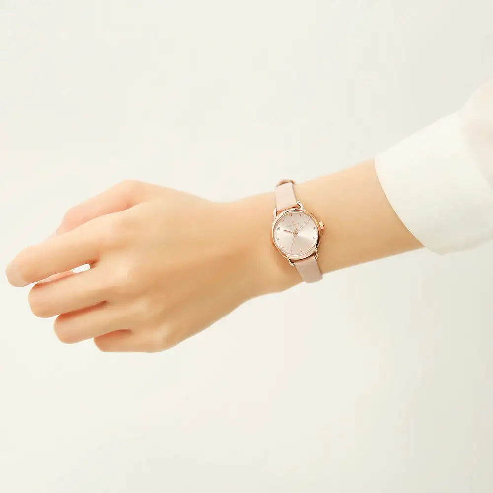 OST - Dream & Lucky Cheer Indy Pink Women's Leather Watch - OST - Watch - Harumio