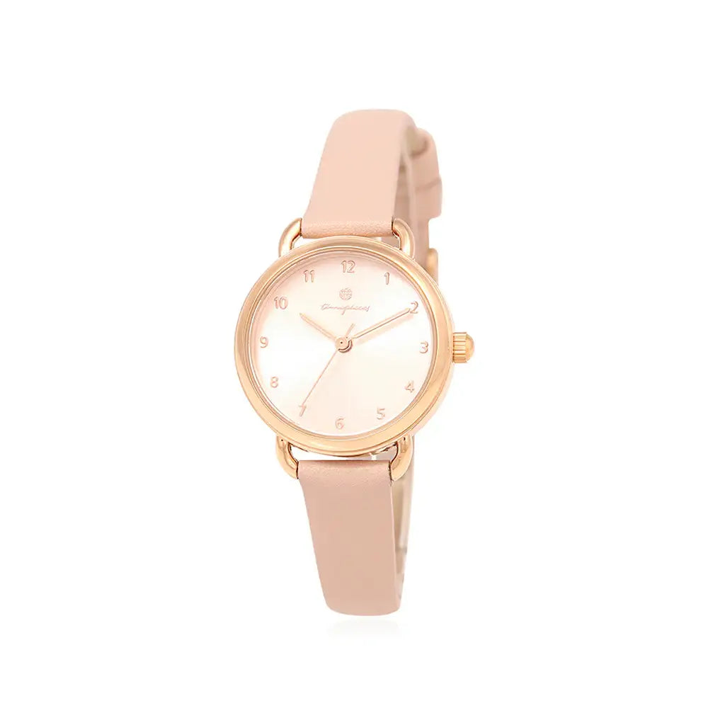 OST - Dream & Lucky Cheer Indy Pink Women's Leather Watch - OST - Watch - Harumio
