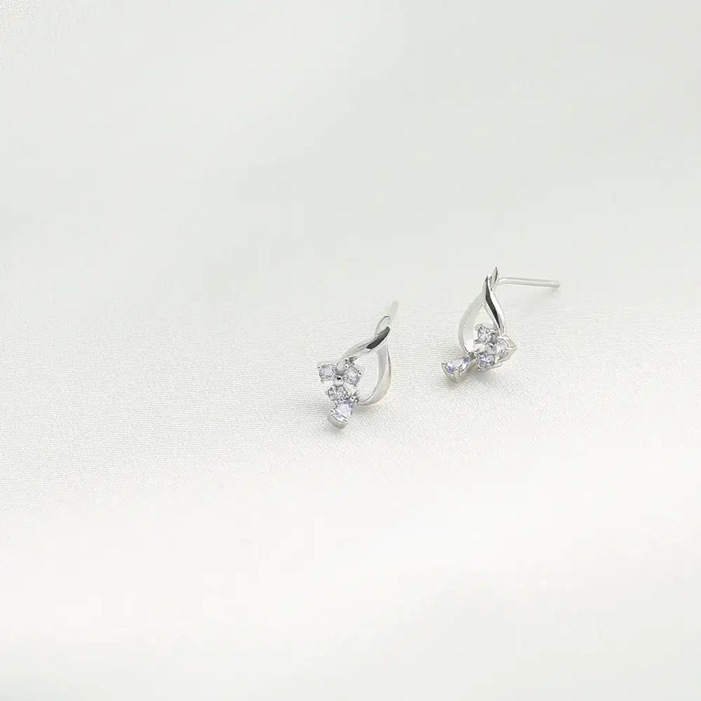OST - Summer Aqua Water Drop Silver Earrings - OST - Jewelry - Harumio