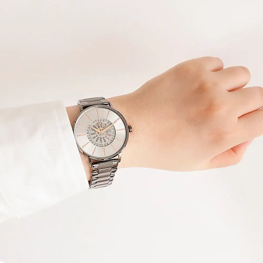 OST - Summer Cool Gray Men's Couple Metal Watch - OST - Watch - Harumio