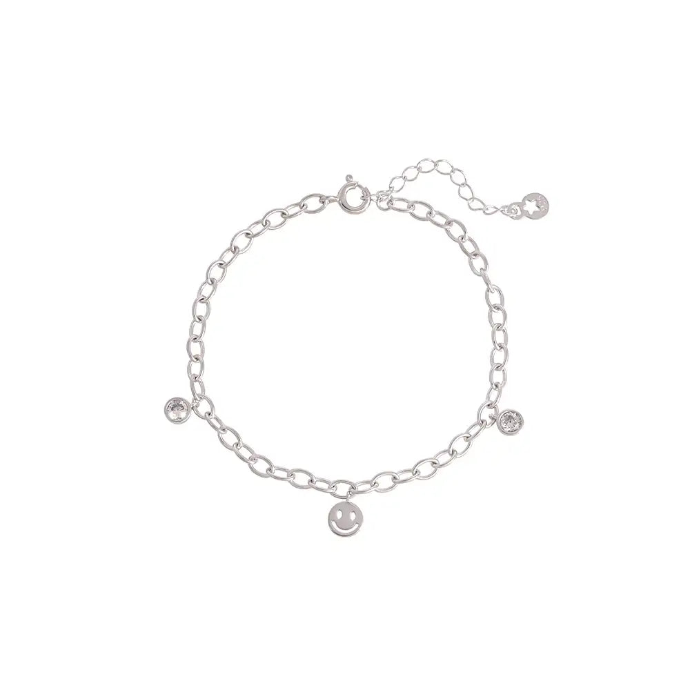 OST - Smile Coin Silver Bracelet - OST - Jewelry - Harumio