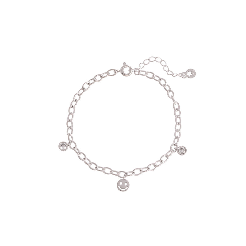 OST - Smile Coin Silver Bracelet