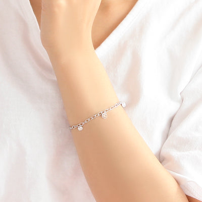 OST - Smile Coin Silver Bracelet
