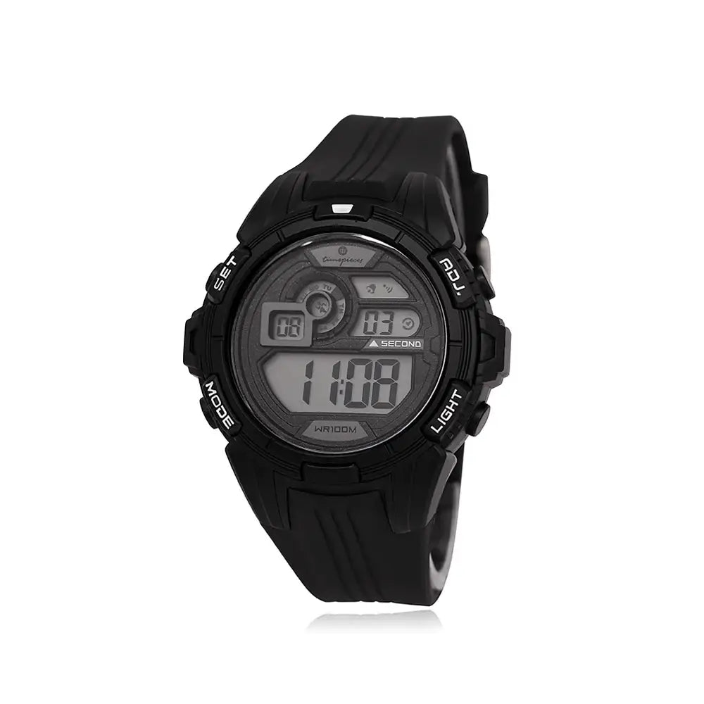 OST - Matte Black Glitter Waterproof Men's Digital Jelly Watch - OST - Watch - Harumio