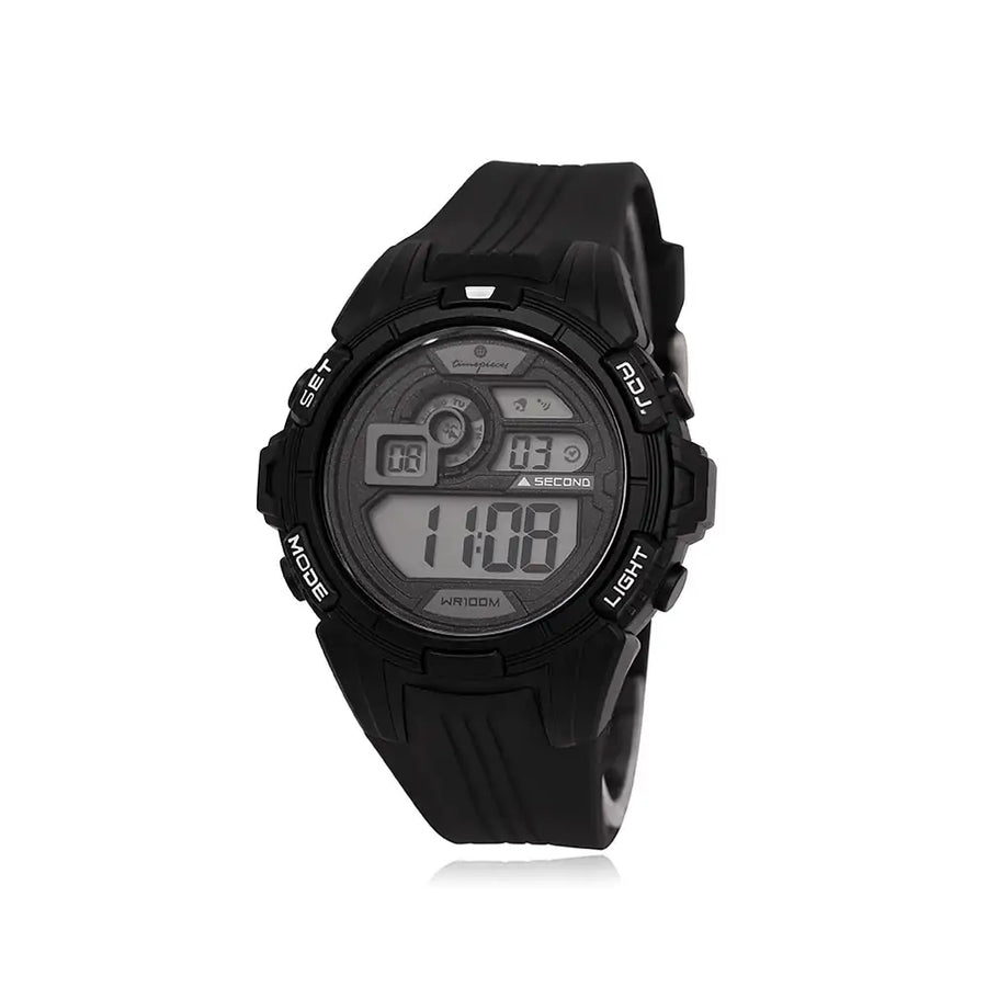 OST - Matte Black Glitter Waterproof Men's Digital Jelly Watch - OST - Watch - Harumio