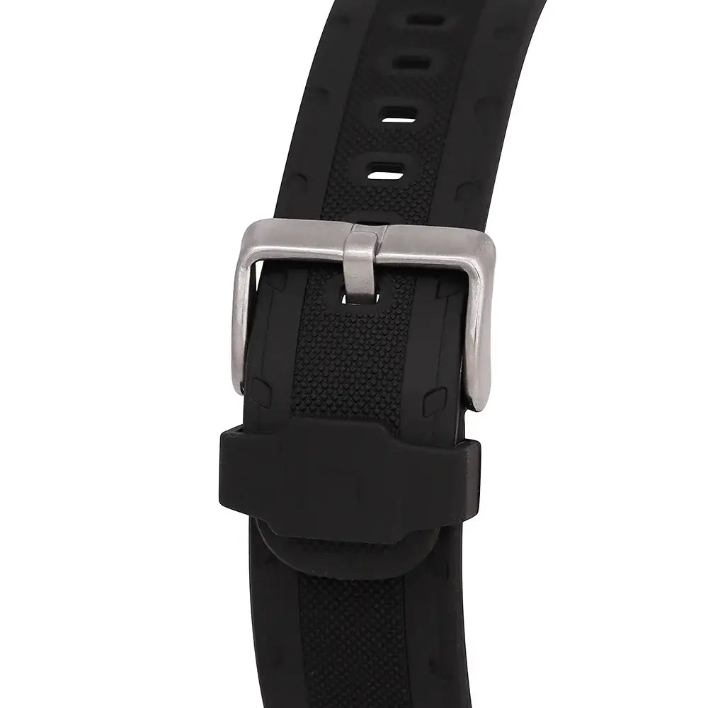 OST - Matte Dark Black Waterproof Men's Digital Jelly Watch - OST - Watch - Harumio