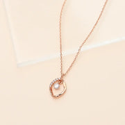 OST - Flat Round Rose Gold Necklace - OST - Jewelry - Harumio