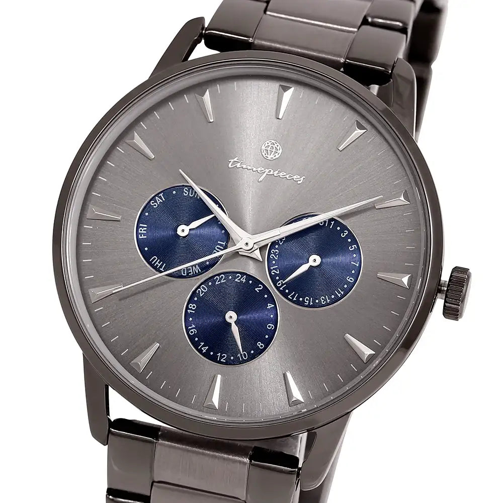 OST - Deep Gray Men's Couple Metal Watch (Dreams & Fortunes) - OST - Watch - Harumio