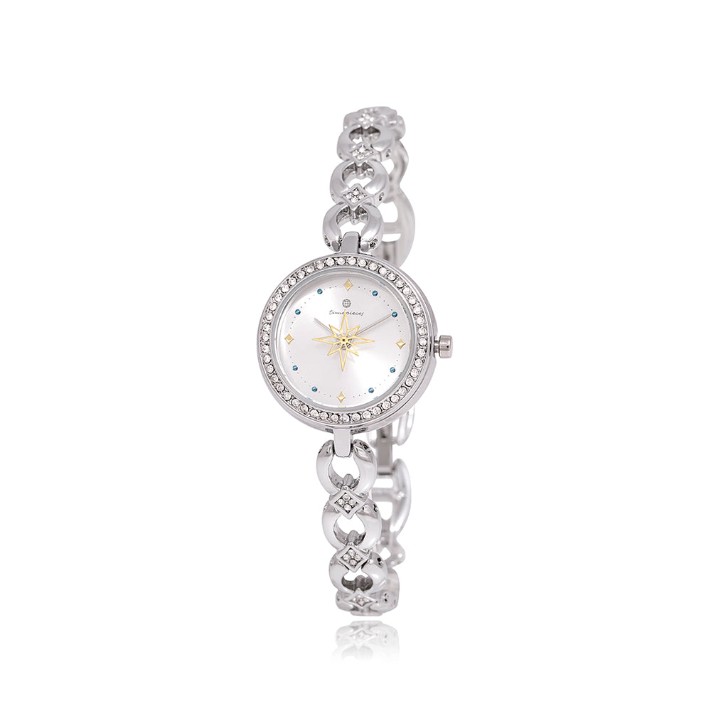 OST - Dreams and Luck Starlight Garden Silver Women's Metal Watch