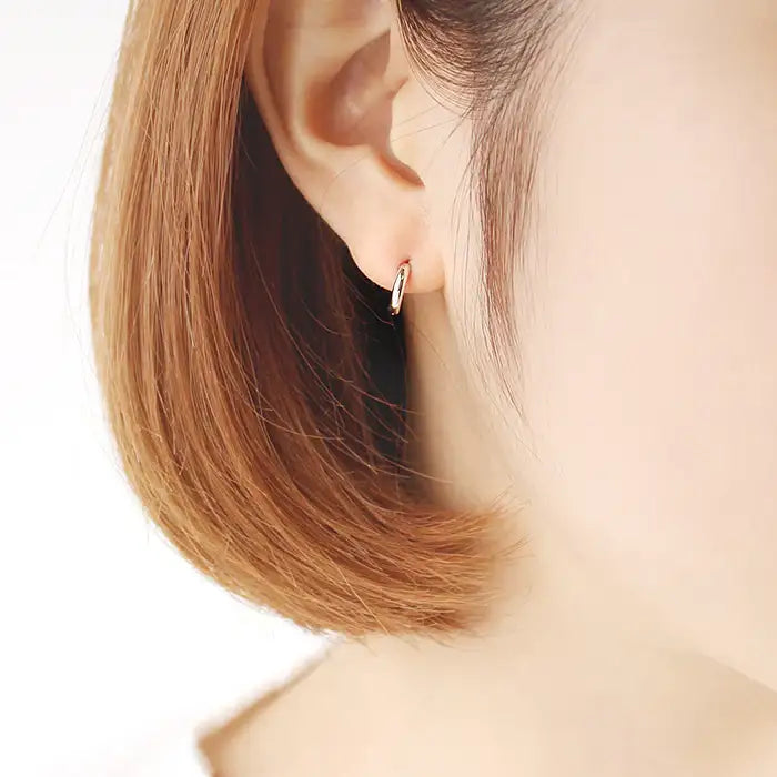 OST - Basic Simple Silver Earrings - OST - Jewelry - Harumio