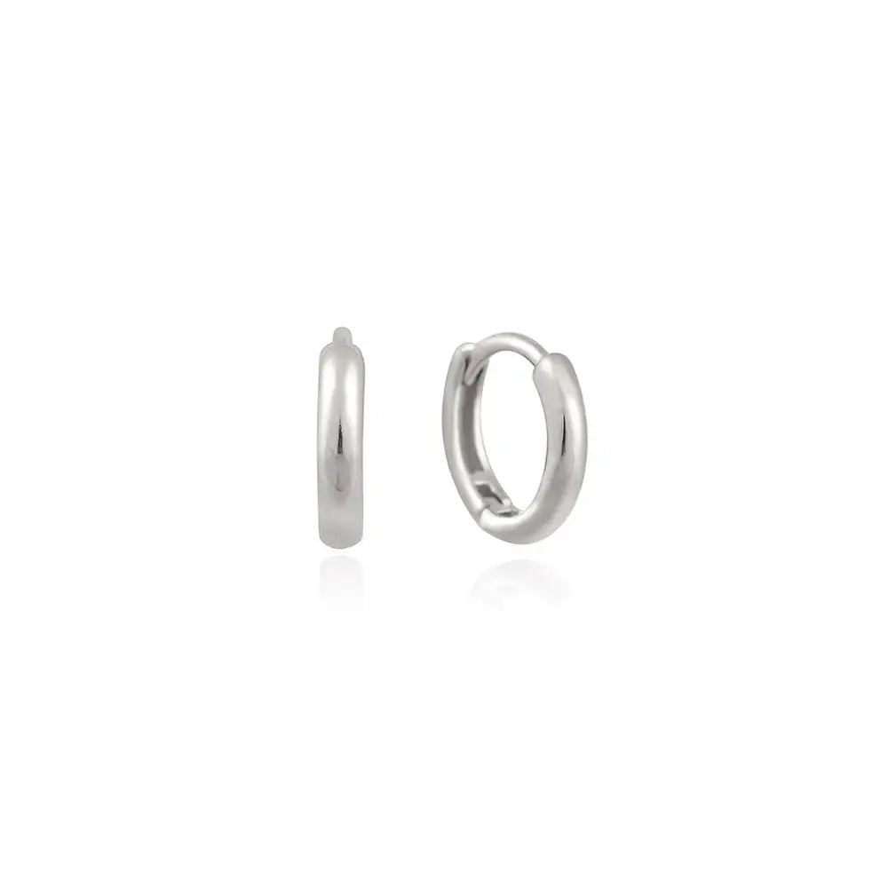 OST - Basic Simple Silver Earrings - OST - Jewelry - Harumio