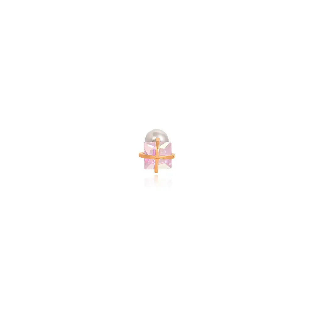 OST - Brilliant Violet Steel Ear Pierce - OST - Jewelry - Harumio