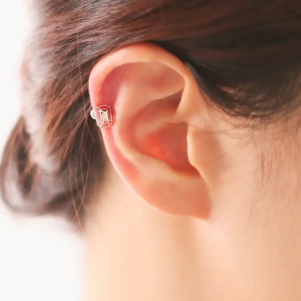 OST - Brilliant Violet Steel Ear Pierce - OST - Jewelry - Harumio