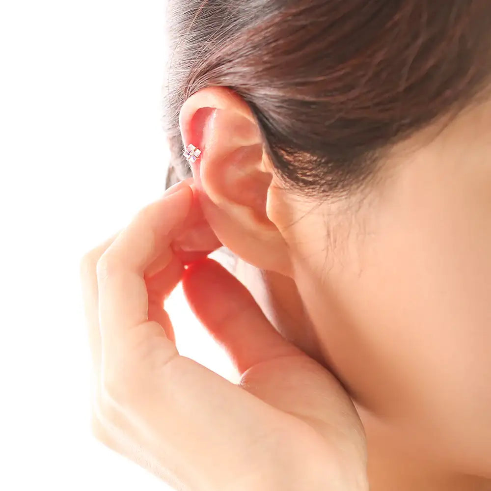 OST - Brilliant Violet Steel Ear Pierce - OST - Jewelry - Harumio