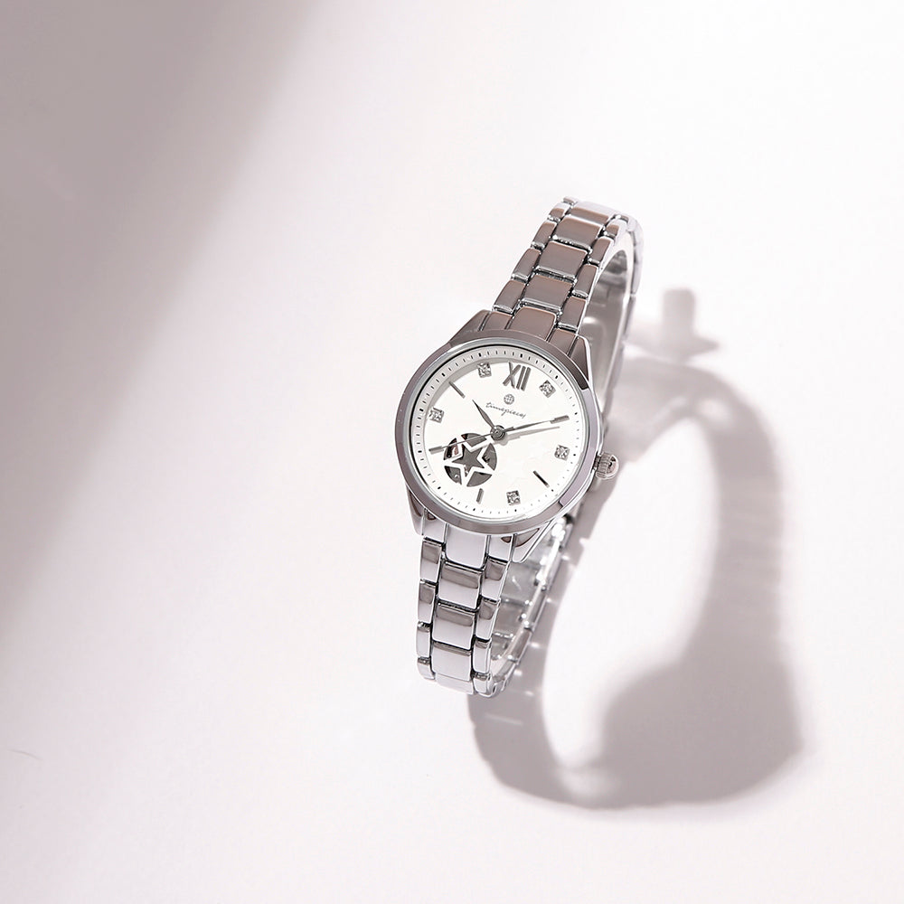 OST - My Star Luminous Dial Women's Silver Metal Watch