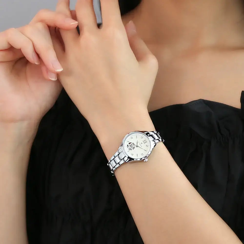 OST - My Star Luminous Dial Women's Silver Metal Watch - OST - Watch - Harumio