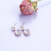 OST - Bright Rose Cut Cubic Rose Gold Earrings - OST - Jewelry - Harumio