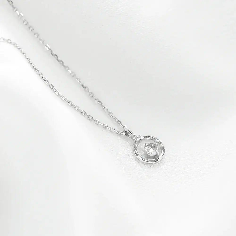 OST - Ring Cubic Silver Necklace - OST - Jewelry - Harumio