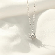 OST - Snow Flower Cubic Silver Women's Necklace - OST - Jewelry - Harumio