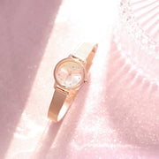 OST - Sunrise Moonstar Moving Rose Gold Women's Mesh Watch - OST - Watch - Harumio