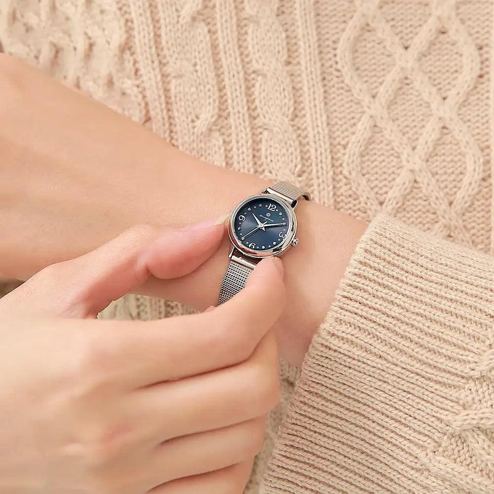 OST - Little Star Between Time Silver Women's Mesh Watch - OST - Watch - Harumio