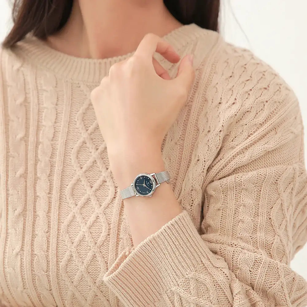 OST - Little Star Between Time Silver Women's Mesh Watch - OST - Watch - Harumio