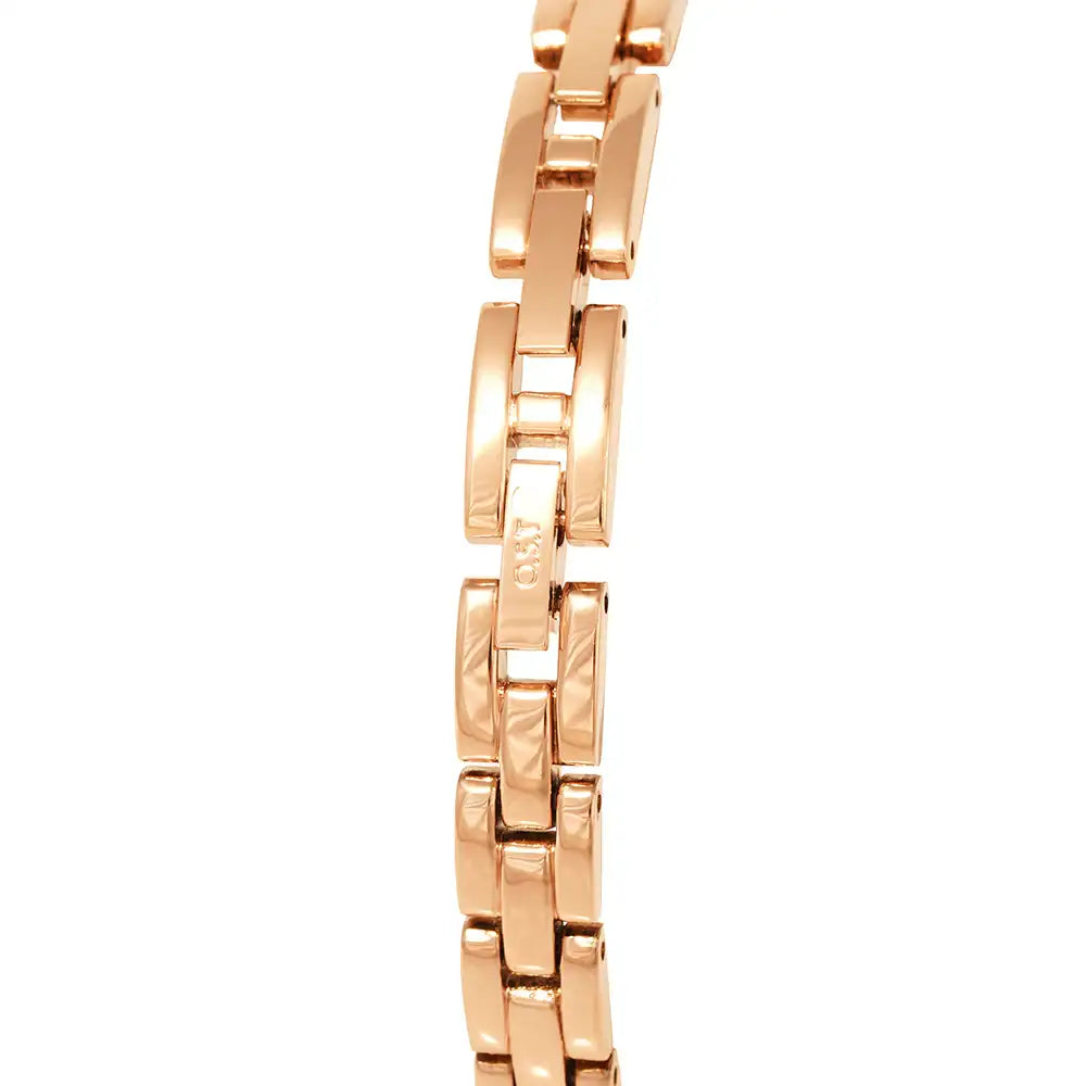 OST - Glass Cut Dial Rose Gold Women's Metal Watch - OST - Watch - Harumio