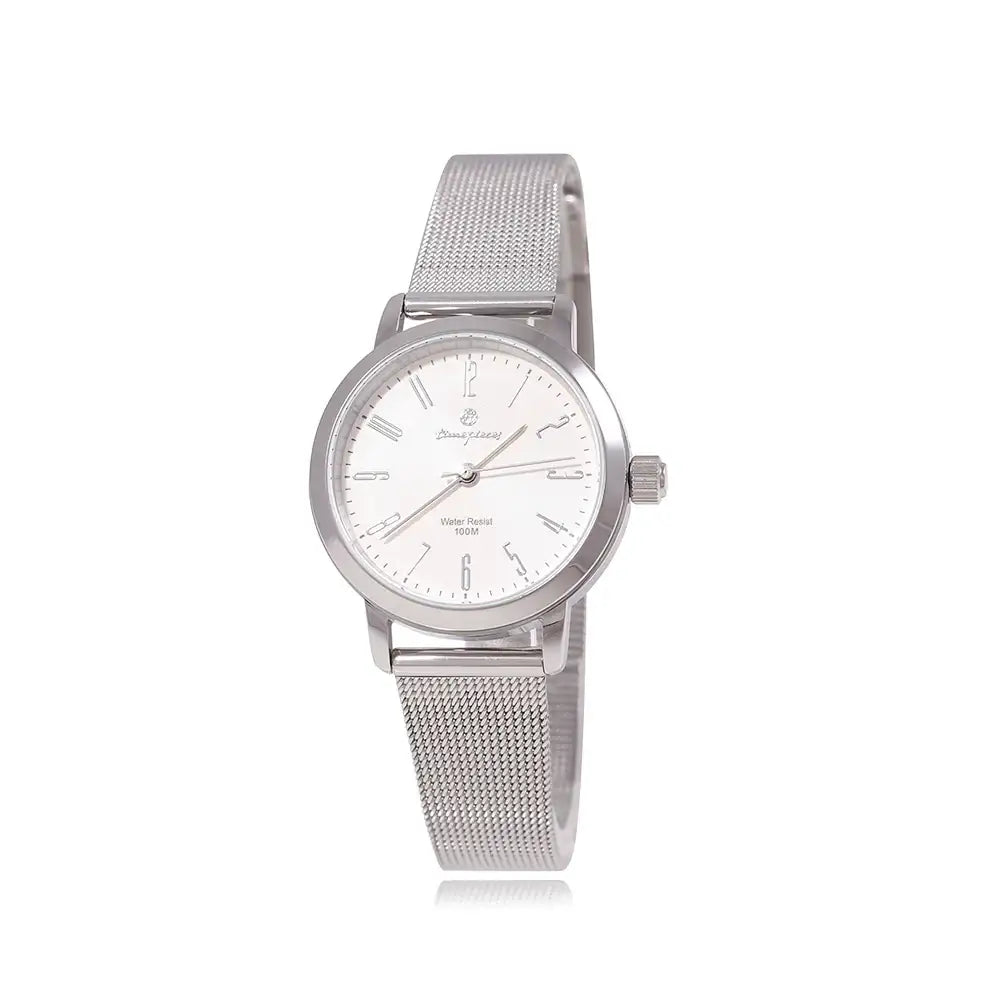OST - Daily 10 ATM Water Resistance Steel Silver Mesh Watch - OST - Watch - Harumio