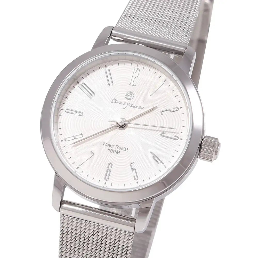 OST - Daily 10 ATM Water Resistance Steel Silver Mesh Watch - OST - Watch - Harumio