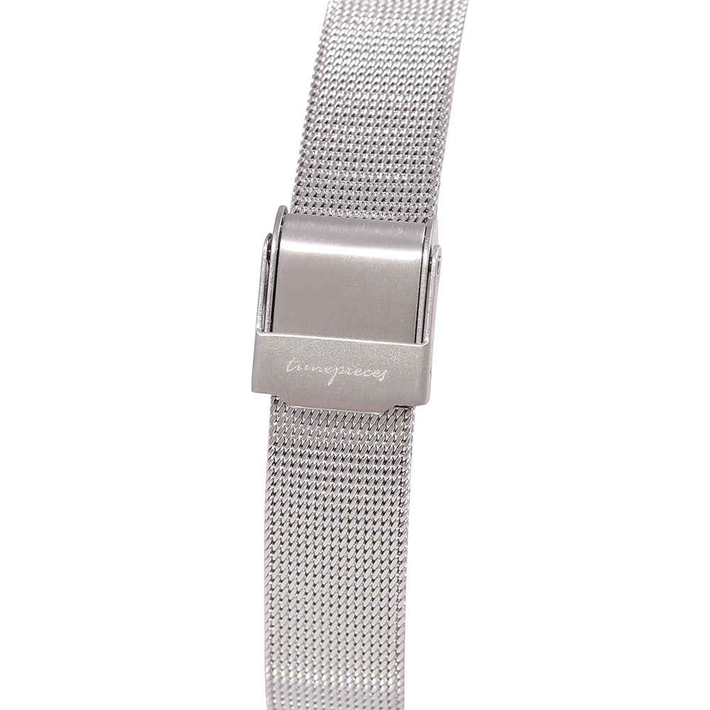 OST - Daily 10 ATM Water Resistance Steel Silver Mesh Watch