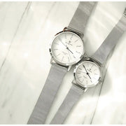 OST - Daily 10 ATM Water Resistance Steel Silver Mesh Watch - OST - Watch - Harumio