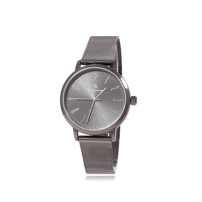 OST - Daily 10 ATM Water Resistance Steel Grey Mesh Watch