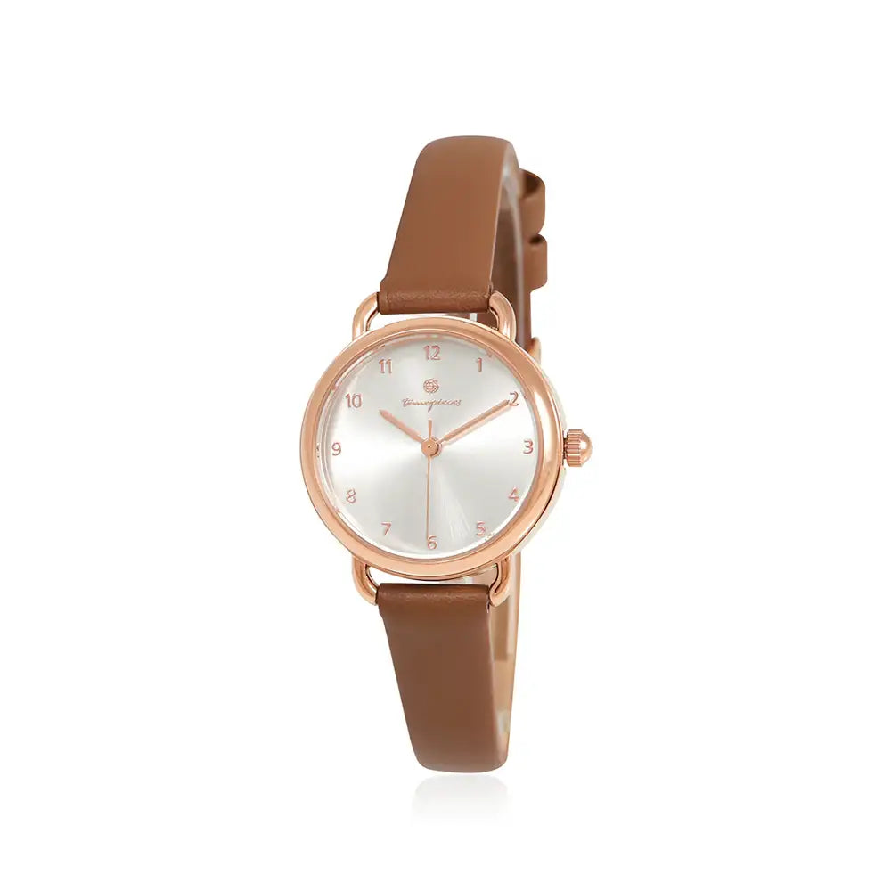 OST - Awesome Glossy Brown Women's Leather Watch - OST - Watch - Harumio