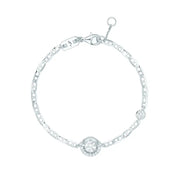 OST - Lucky Lock Horseshoe Link Silver Bracelet - OST - Jewelry - Harumio