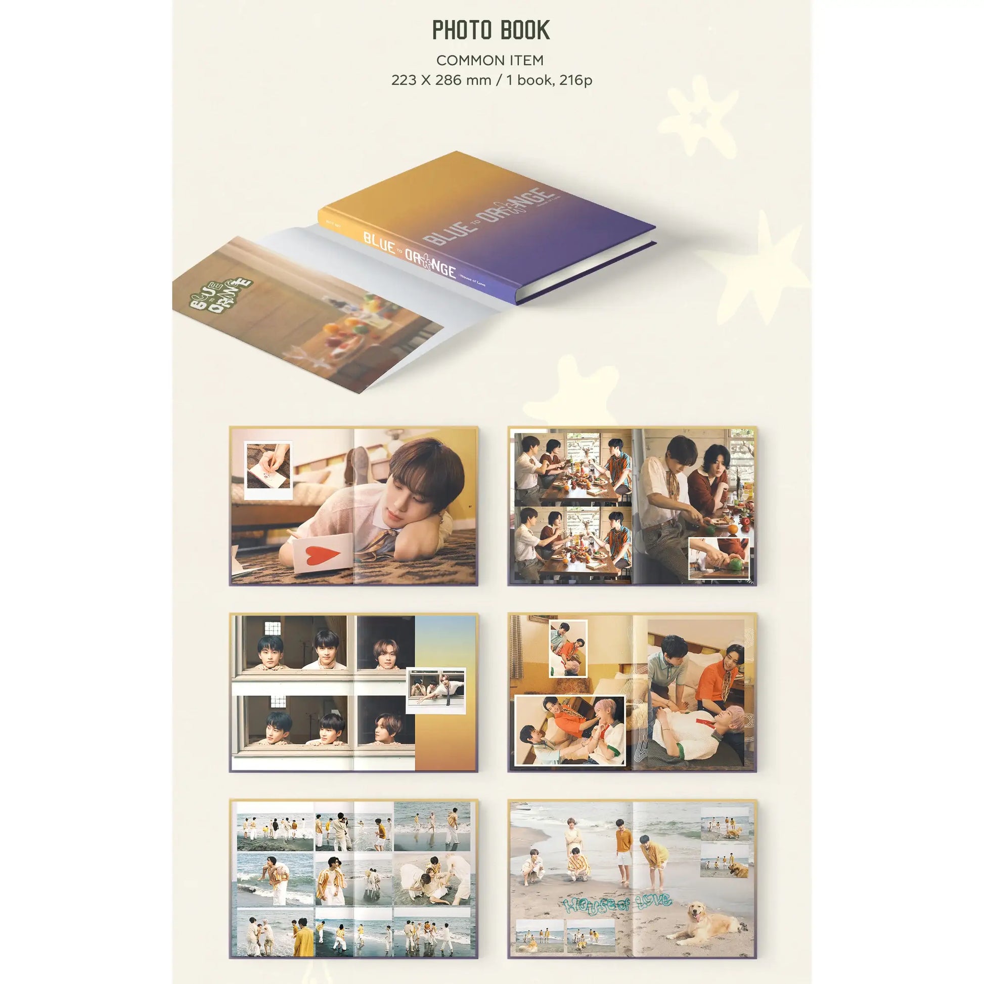 NCT127 - Blue to Orange House of Love Photobook - NCT127 - Photobook - Harumio