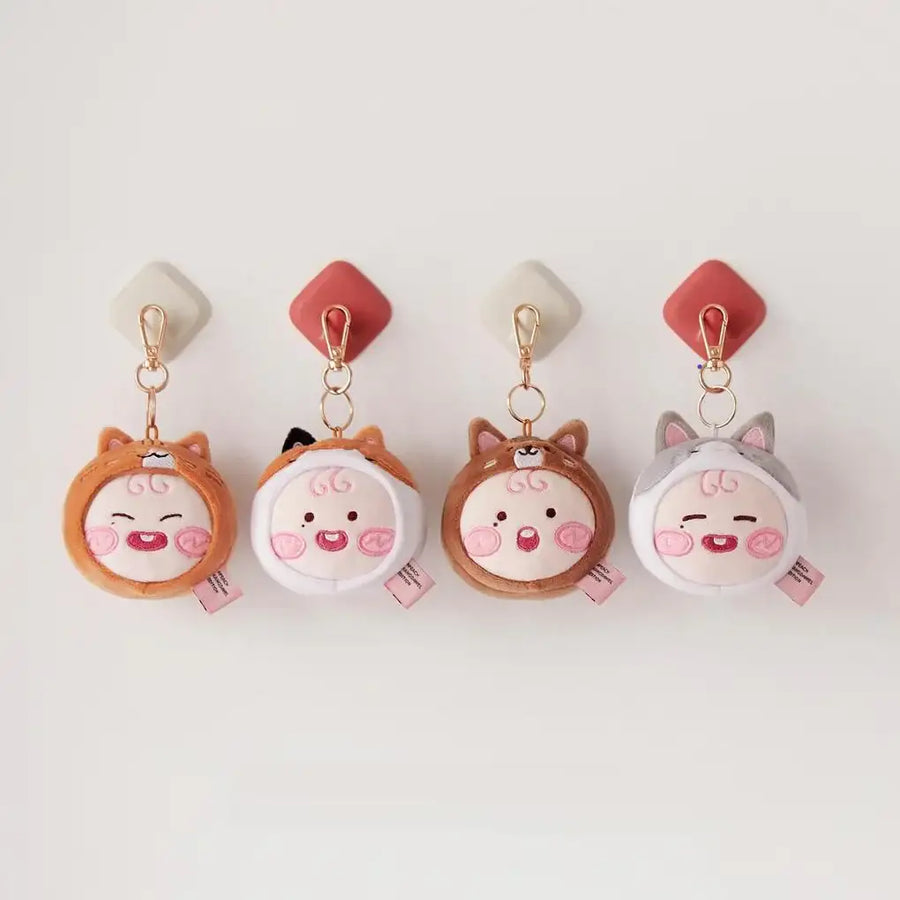 Apeach x KangDaniel - Apeach Face Plush Keychain - Apeach x KangDaniel - Accessories - Harumio