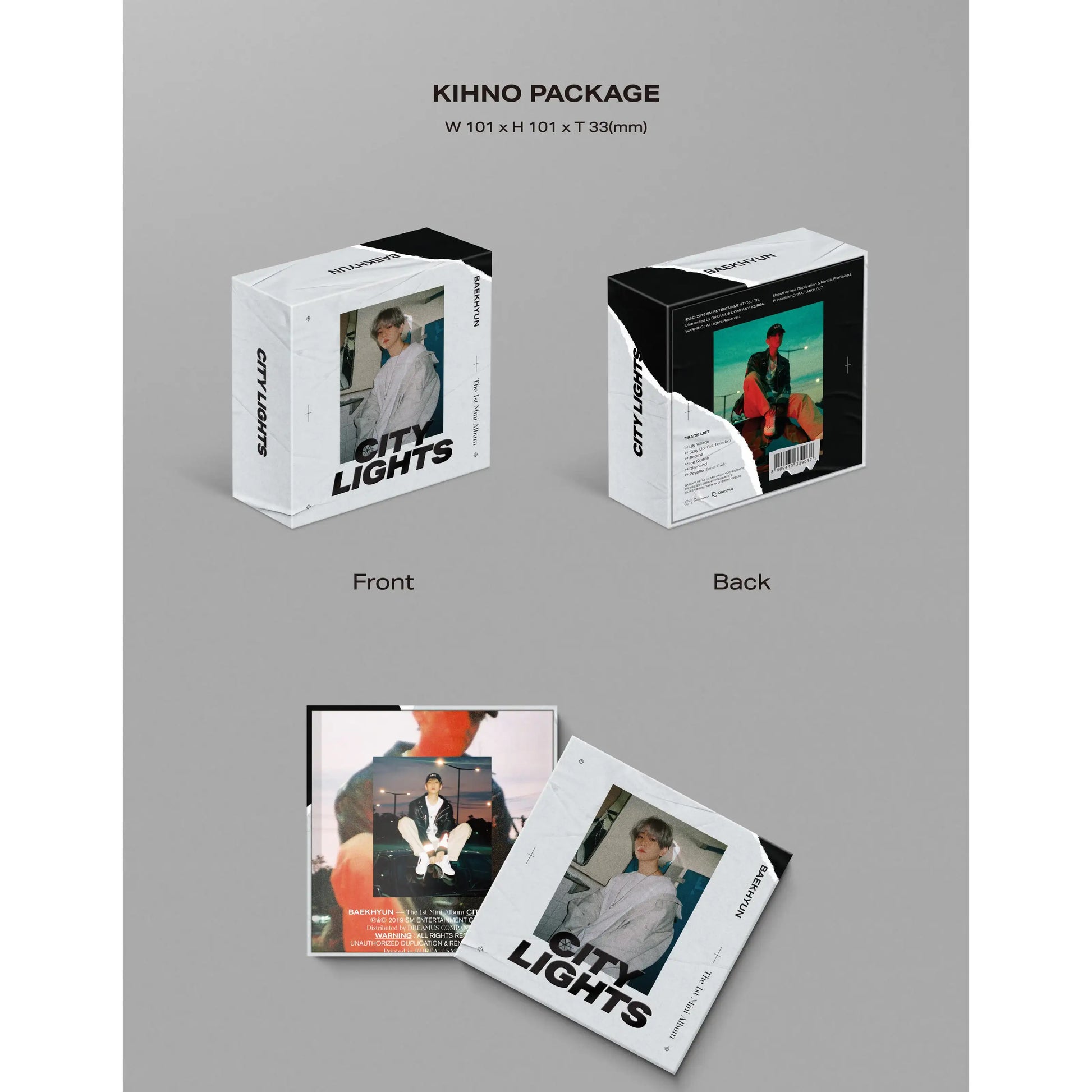 Baek Hyun - Mini Album Vol. 1 City Lights - Kihno version - Baek Hyun - Mini Album - Harumio