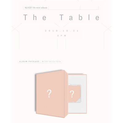 NU'EST - Mini Album Vol. 7 The Table - Kit Album - Preorder