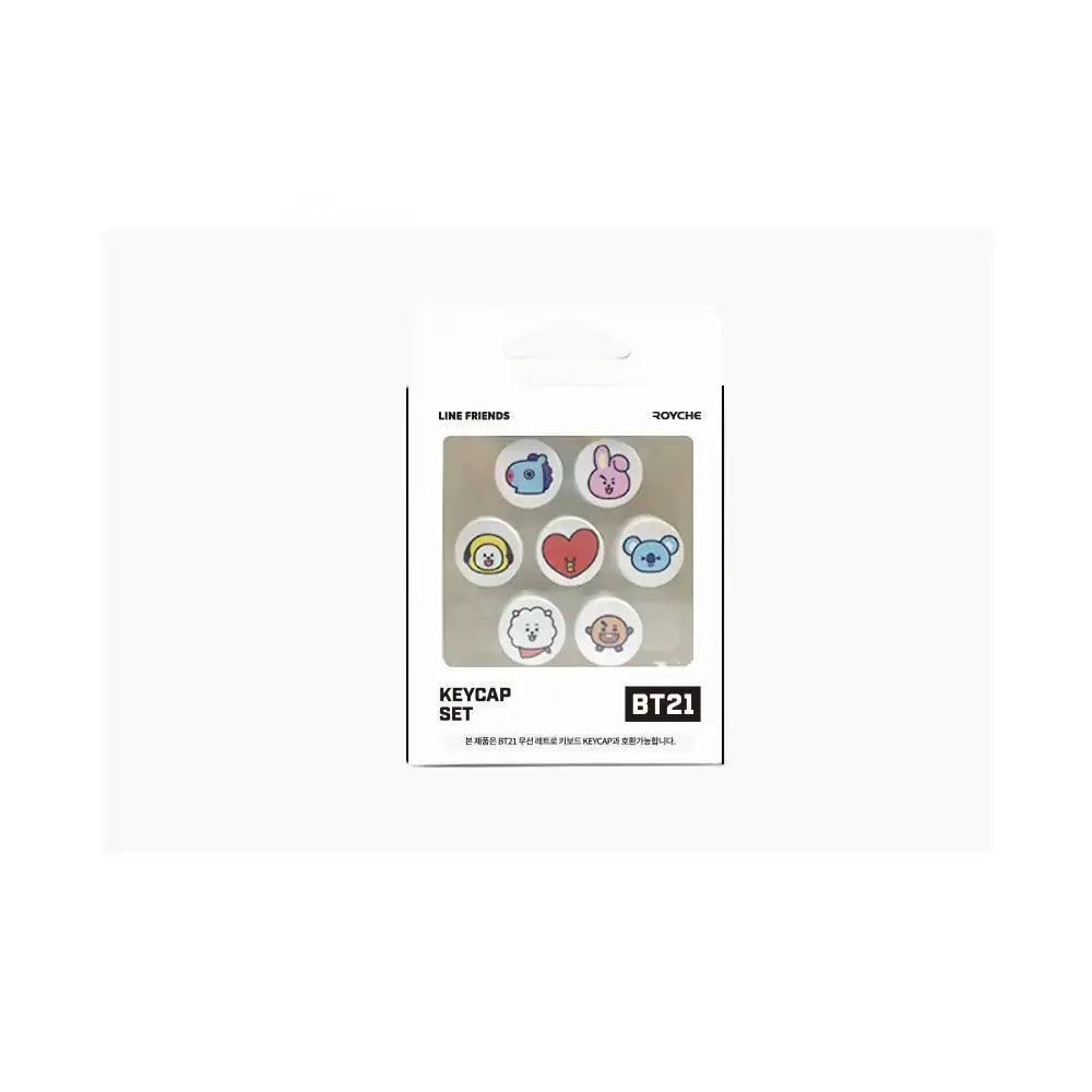 BT21 x Royche - Retro Keyboard Keycap Set - BT21 x Royche - Keycap - Harumio