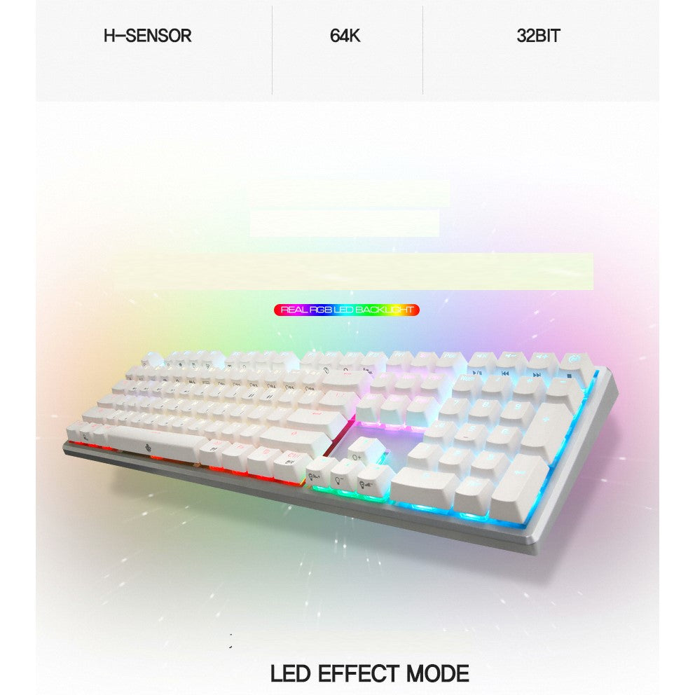 ABKO - Hacker K985P V2 RGB PBT Solid State Keyboard