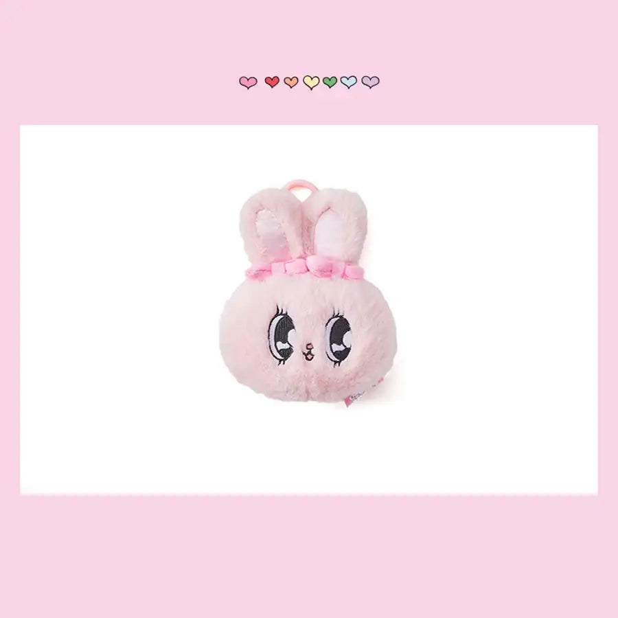 Esther Bunny - Plush Doll Face Keyring - Esther Bunny - Accessories - Harumio