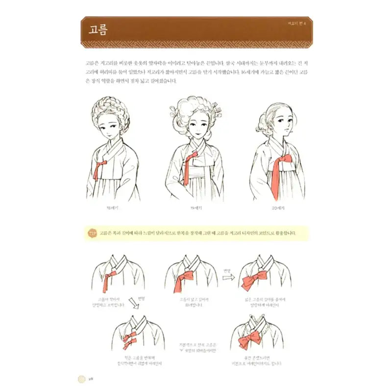 Painting Of Hanbok Illustrations Book - Han's Media - Manhwa - Harumio